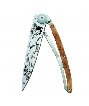 Kapesní nůž Deejo 1CB099 Tattoo 37g juniper wood Sensuous Elegance