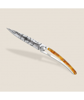 Kapesní nůž Deejo 1AC102 Tattoo Mirror 37g turtle shell Terra Incognita Kapesní nůž Deejo 1AC102 Tattoo Mirror 37g turtle shell Terra Incognita