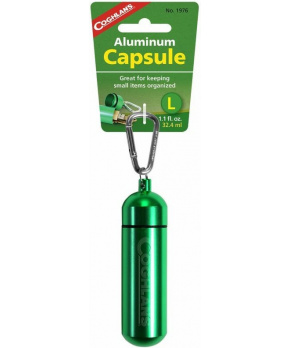 Coghlan´s pouzdro Aluminium Capsule Large Green Coghlan´s pouzdro Aluminium Capsule Large Green