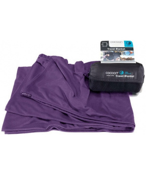 Cocoon cestovní deka Coolmax eggplant