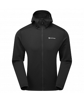 Montane FURY LITE HOODIE-BLACK-L pánská mikina černá