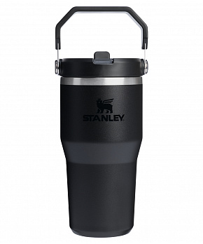STANLEY Termoláhev s integrovanou slámkou The IceFlow™ Flip Straw 2.0 Tumbler 600 ml/20oz Black 2.0