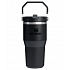 STANLEY Termoláhev s integrovanou slámkou The IceFlow™ Flip Straw 2.0 Tumbler 600 ml/20oz Black 2.0