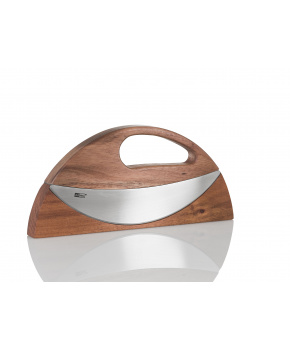 AdHoc Kolébka na bylinky WAVE2 dvoubřitá, akácie/nerezová ocel AdHoc Kolébka na bylinky WAVE2 dvoubřitá, akácie/nerezová ocel