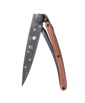 Kapesní nůž Deejo 1GB124 Tattoo Black 37g coralwood Astro