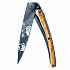 Kapesní nůž Deejo 1GB135 Tattoo Black 37g olive wood Howling