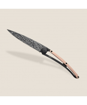 Kapesní nůž Deejo 1GM026 GOLD Tattoo Black 37g 18kt pink gold Pacific Kapesní nůž Deejo 1GM026 GOLD Tattoo Black 37g 18kt pink gold Pacific