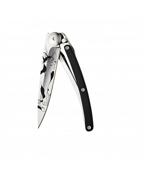Kapesní nůž Deejo 9AB020 Tattoo 27g ebony wood Cat