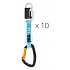 Petzl DJINN STEEL AXESS komplet 12 cm - balení 10 ks
