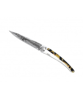 Kapesní nůž Deejo 1AC104 Tattoo Mirror 37g turtle shell Dragonfly