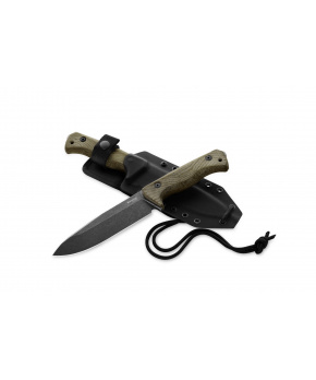 Dýka Lionsteel T6B 3V CVG čepel CPM 3V černá,rukojeť canvas,pouzdro Dýka Lionsteel T6B 3V CVG čepel CPM 3V černá,rukojeť canvas,pouzdro