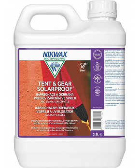 Impregnace Nikwax Tent & Gear Solarproof 2500 ml.