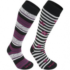 Podkolenky Lorpen S2WLN SKI-SNOWBOARD MERINO 2PACK W_S2WLN_W Podkolenky Lorpen S2WLN SKI-SNOWBOARD MERINO 2PACK W_S2WLN_W
