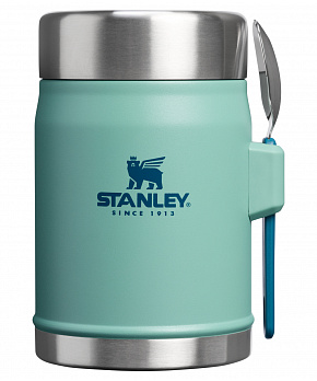STANLEY Termoska jídelní se lžící/vidličkou The Legendary Classic Food Jar 400 ml/14oz Spring Green