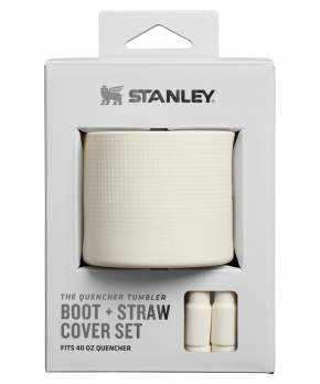 STANLEY Silikonový obal dna a kryt slámky The Quencher Boot + Straw Topper 1180 ml/40oz Cream