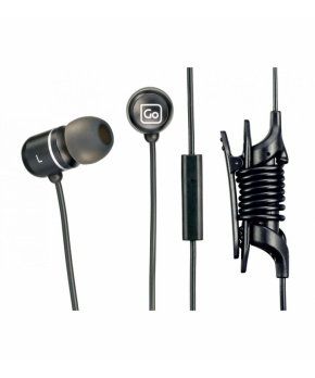 Go Travel sluchátka Mobile Control Earphones black Go Travel sluchátka Mobile Control Earphones black