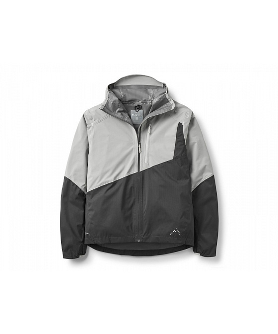 Rab Downpour Trail Light Jacket light zinc/anthracite/LZA