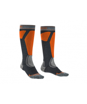 Bridgedale Ski Easy On gunmetal/orange/037 Bridgedale Ski Easy On gunmetal/orange/037