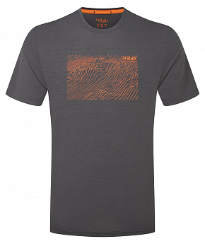 Rab Syncrino Ridge Tee graphene/GRH Rab Syncrino Ridge Tee graphene/GRH