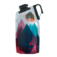 Platypus DUOLOCK SOFTBOTTLE 0,75L Red Peaks láhev s klipem červené hory Platypus DUOLOCK SOFTBOTTLE 0,75L Red Peaks láhev s klipem červené hory