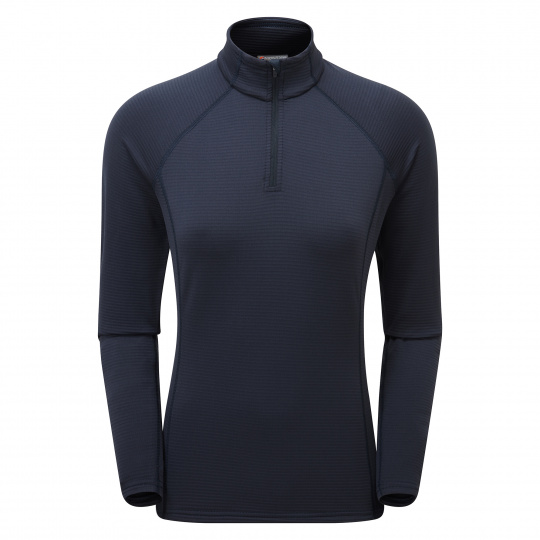 Montane FEM PROTIUM LITE PULL-ON-ECLIPSE BLUE-UK14/L dámská mikina modrá