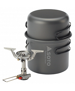 Vařič Soto Amicus Piezo Stealth Igniter + Cook Set Combo 
