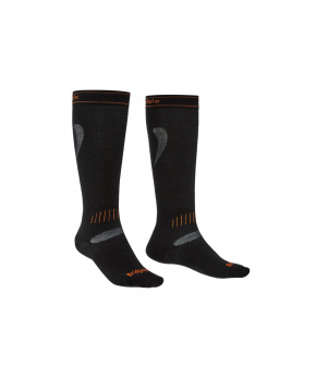Bridgedale Ski Ultra Fit black/orange/009 Bridgedale Ski Ultra Fit black/orange/009
