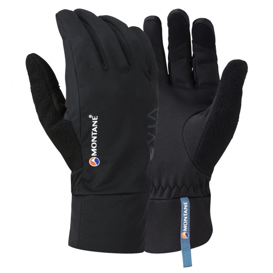 Montane VIA TRAIL GLOVE-BLACK-S pánské prstové rukavice černé