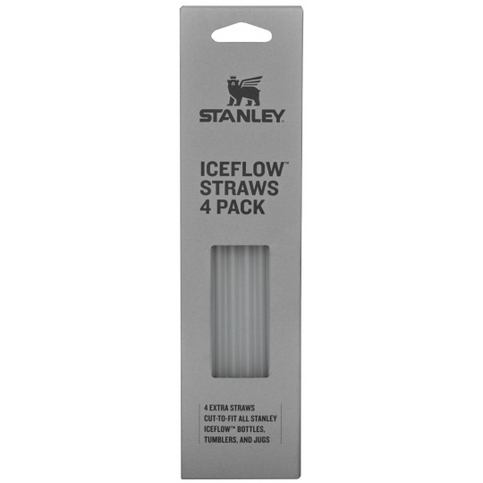 STANLEY TUMBLER ICEFLOW 890 ml slámky - brčka náhradní set 4 kusů čirá