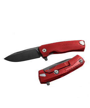 Kapesní nůž LionSteel ROK A RB čepel ocel M390 černá,hliníková rukojeť