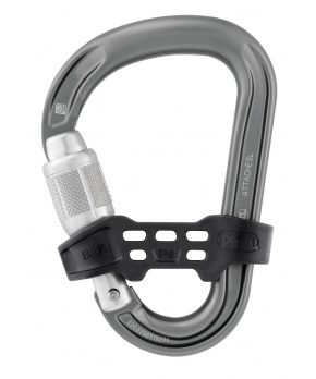 Petzl ATTACHE BAR SCREW LOCK HMS GRAY šroubovací karabina s příčkou šedá Petzl ATTACHE BAR SCREW LOCK HMS GRAY šroubovací karabina s příčkou šedá