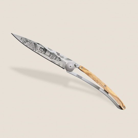 Deejo 1CB060 Tattoo 37g, olive wood, Lighthouse