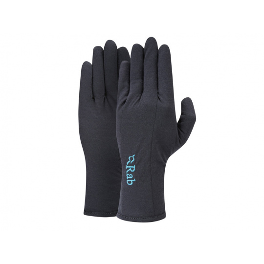 Rab Merino+ 160 Glove Women's ebony/EB