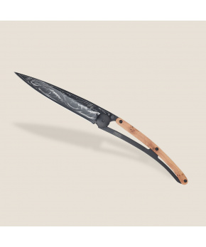 Kapesní nůž Deejo 1GB118 Tattoo Black 37g juniper wood Wave