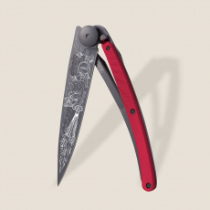 Deejo 1GM038 Tattoo Aluminium 37g, aluminium red,Firefighter