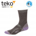 Teko 3333s S3O Midweight Hiking women brown/lila