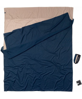 Cocoon spacáková přikrývka pro dva khaki/tuareg egyptská bavlna