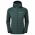 Montane FEM COMPOSITE HOODIE-DEEP FOREST-UK12/M dámská bunda tmavě zelená