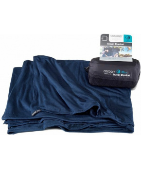 Cocoon cestovní deka Coolmax navy