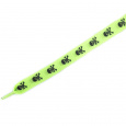 Tobby tkaničky dětské elastické black/neon yellow