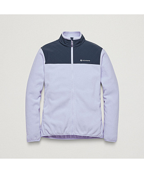 Montane FEM ROCO JACKET-LILAC HAZE-UK10/S dámská mikina šedofialová