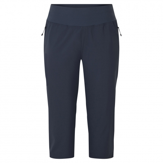 Montane FEM TUCANA LITE CAPRI PANTS-ECLIPSE BLUE-UK10/S dámské kalhoty modré