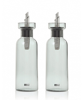 AdHoc Dávkovač na oleje/octa sada 2 ks AromaPour PreciseFlow 300 ml kouřové