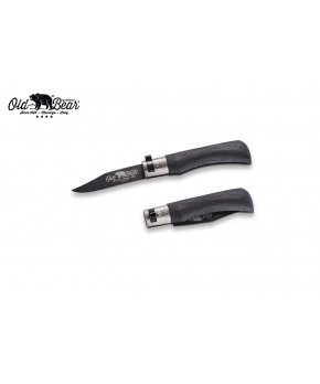 Kapesní nůž Antonini OldBear 9303/15_MNK černá nerezová čepel s PTFE,černá dřevěná rukojeť Kapesní nůž Antonini OldBear 9303/15_MNK černá nerezová čepel s PTFE,černá dřevěná rukojeť