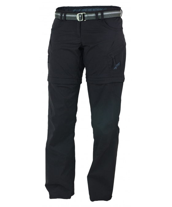 Dámské kalhoty Warmpeace Rivera Zip-OFF Barva: Black, Velikost: M
