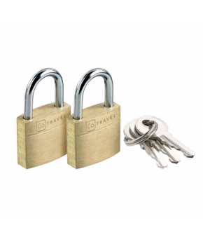 Go Travel sada mosazných zámků 20 mm s klíčky Go Travel sada mosazných zámků 20 mm s klíčky