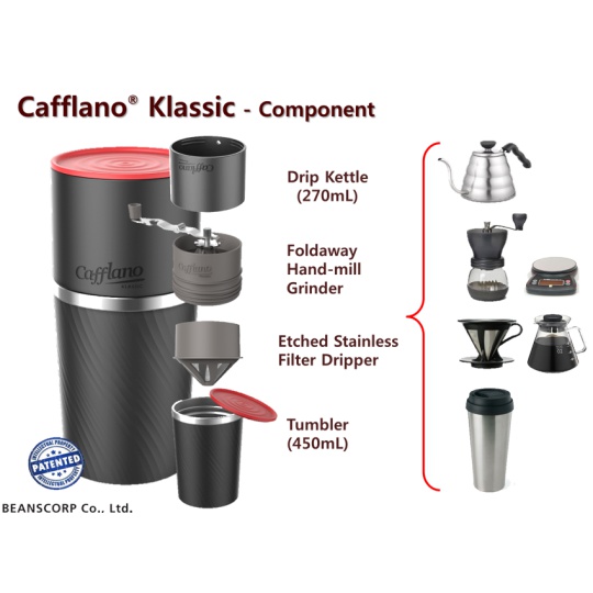 Kávovar Cafflano® KlassicNLACK