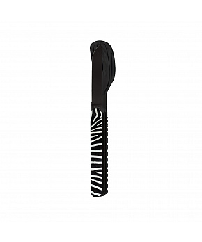 Magnetický příborový set Akinod 12h34 black mirror Zebra