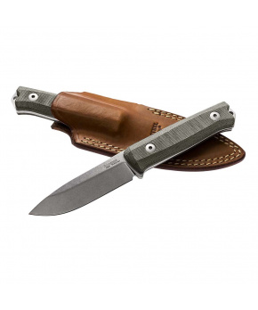 Nůž s pevnou čepelí LionSteel B40 CV čepel ocel Sleipner,rukojeť micarta,pouzdro Nůž s pevnou čepelí LionSteel B40 CV čepel ocel Sleipner,rukojeť micarta,pouzdro