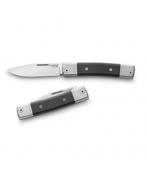 Kapesní nůž LionSteel bestMAN BM1 EB čepel ocel M390,rukojeť ebenové dřevo